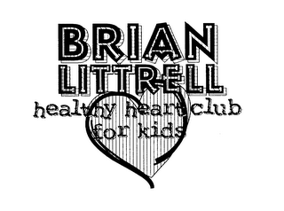 BRIAN LITTRELL HEALTHY HEART CLUB FOR KIDS logo