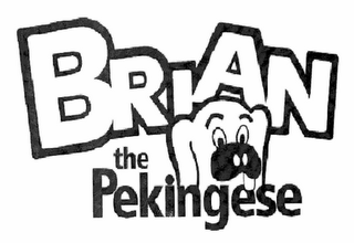 BRIAN THE PEKINGESE logo