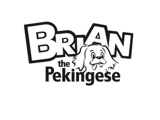 BRIAN THE PEKINGESE logo