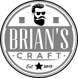 BRIAN'S · CRAFT · EST. 2019 logo