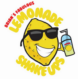 BRIAN'S FABULOUS LEMONADE SHAKEUPS logo
