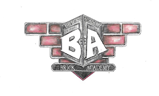 BRICK ACADEMY BA BRICK ACADEMY logo