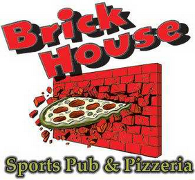 BRICK HOUSE SPORTS PUB & PIZZERIA logo