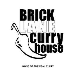 BRICK LANE CURRY HOUSE HOME OF THE REAL CURRY logo
