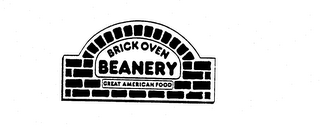 BRICK OVEN BEANERY GREAT AMERICAN FOOD logo