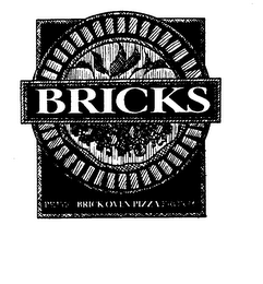 BRICKS PRIMO BRICK OVEN PIZZA PRONTO logo