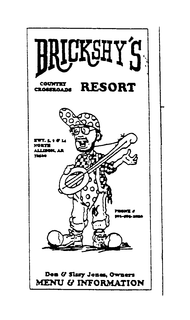 BRICKSHY'S COUNTRY CROSSROADS RESORT logo