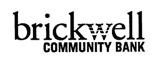 BRICKWELL COMMUNITY BANK logo