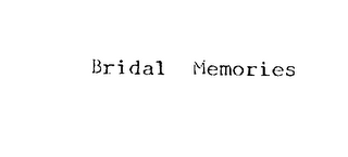 BRIDAL MEMORIES logo