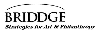 BRIDDGE STRATEGIES FOR ART & PHILANTHROPY logo