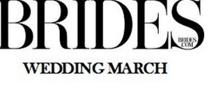 BRIDES BRIDES.COM WEDDING MARCH logo