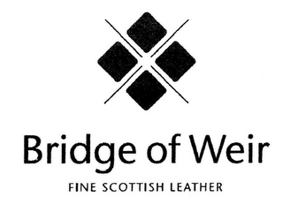 BRIDGE OF WEIR FINE SCOTTISH LEATHER logo