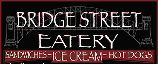 BRIDGE STREET EATERY SANDWICHES ICE CREAM HOT DOGS logo