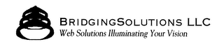 BRIDGINGSOLUTIONS LLC WEB SOLUTIONS ILLUMINATING YOUR VISION logo