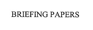 BRIEFING PAPERS logo