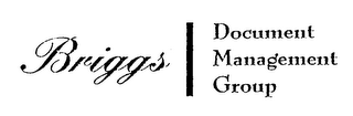 BRIGGS DOCUMENT MANAGEMENT GROUP logo