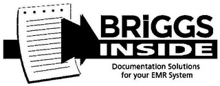 BRIGGS INSIDE DOCUMENTATION SOLUTIONS FOR YOUR EMR SYSTEM logo