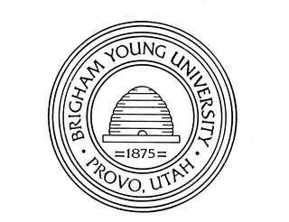 BRIGHAM YOUNG UNIVERSITY - PROVO, UTAH - 1875 logo