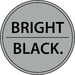 BRIGHT BLACK. logo