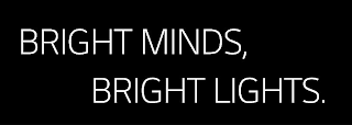 BRIGHT MINDS, BRIGHT LIGHTS. logo