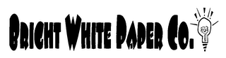 BRIGHT WHITE PAPER CO. logo