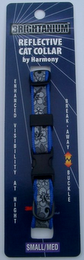 BRIGHTANIUM REFLECTIVE CAT COLLAR BY HARMONY ENHANCED VISIBILITY AT NIGHT BREAK · AWAY BUCKLE SMALL/MED logo