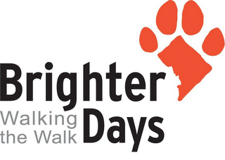 BRIGHTER DAYS WALKING THE WALK logo