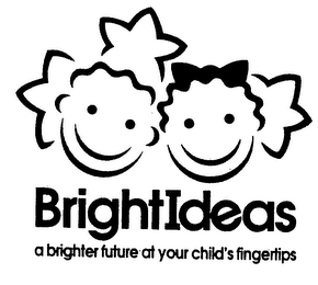 BRIGHTIDEAS A BRIGHTER FUTURE AT YOUR CHILD'S FINGERTIPS logo