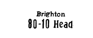 BRIGHTON 80-10 HEAD logo