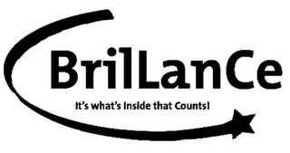 BRILLANCE IT'S WHAT'S INSIDE THAT COUNTS! logo