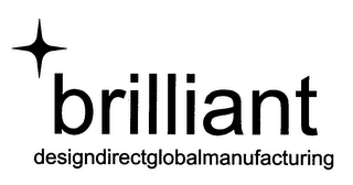 BRILLIANT DESIGNDIRECTGLOBALMANUFACTURING logo