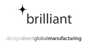 BRILLIANT DESIGNDIRECTGLOBALMANUFACTURING logo