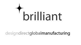 BRILLIANT DESIGNDIRECTGLOBALMANUFACTURING logo