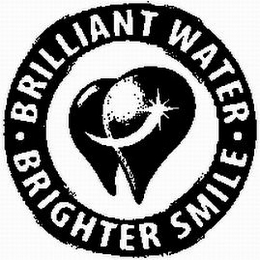 BRILLIANT WATER BRIGHTER SMILE logo