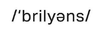 /'BRILYENS/ logo