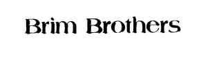 BRIM BROTHERS logo