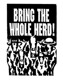 BRING THE WHOLE HERD! IOWA logo