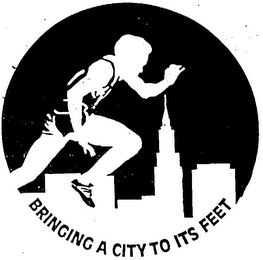 BRINGING A CITY TO ITS FEET logo