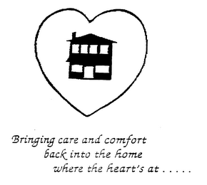 BRINGING CARE AND COMFORT BACK INTO THE HOME WHERE THE HEART'S AT..... logo