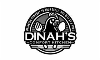 BRINGING COMFORT TO YOUR TABLE, ONE BITE AT A TIME DINAH'S COMFORT KITCHEN logo