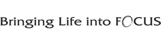 BRINGING LIFE INTO FOCUS logo