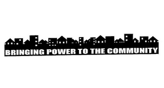 BRINGING POWER TO THE COMMUNITY logo
