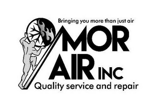 BRINGING YOU MORE THAN JUST AIR MOR AIRINC QUALITY SERVICE AND REPAIR logo