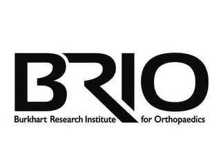 BRIO BURKHART RESEARCH INSTITUTE FOR ORTHOPAEDICS logo