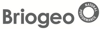 BRIOGEO NATURAL PERFORMANCE logo