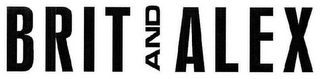 BRIT AND ALEX logo