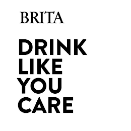BRITA DRINK LIKE YOU CARE logo