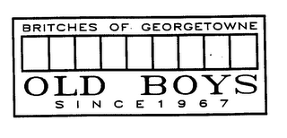 BRITCHES OF GEORGETOWNE OLD BOYS SINCE 1967 logo