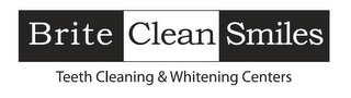 BRITE CLEAN SMILES TEETH CLEANING & WHITENING CENTERS logo