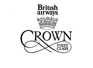 BRITISH AIRWAYS CROWN FIRST CLASS logo